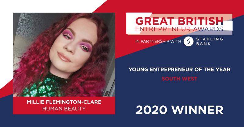 Young entrepreneur of the year South West winner 2020
