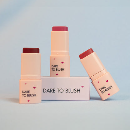 The opulent berry bundle: the Dare to Blush in shades Courageous Crimson, Bold Berry and Resilient Rosé